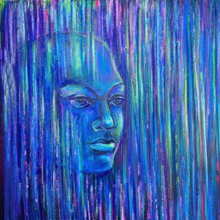 Humanity and artificial intelligence by artist Anastasia Shimanskaya